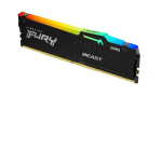 Kingston FURY Beast RGB - DDR5 - modulo - 32 GB - DIMM 288-PIN - 5200 MHz / PC5-41600 - CL36 - 1.25 V - senza buffer - on-die ECC - nero